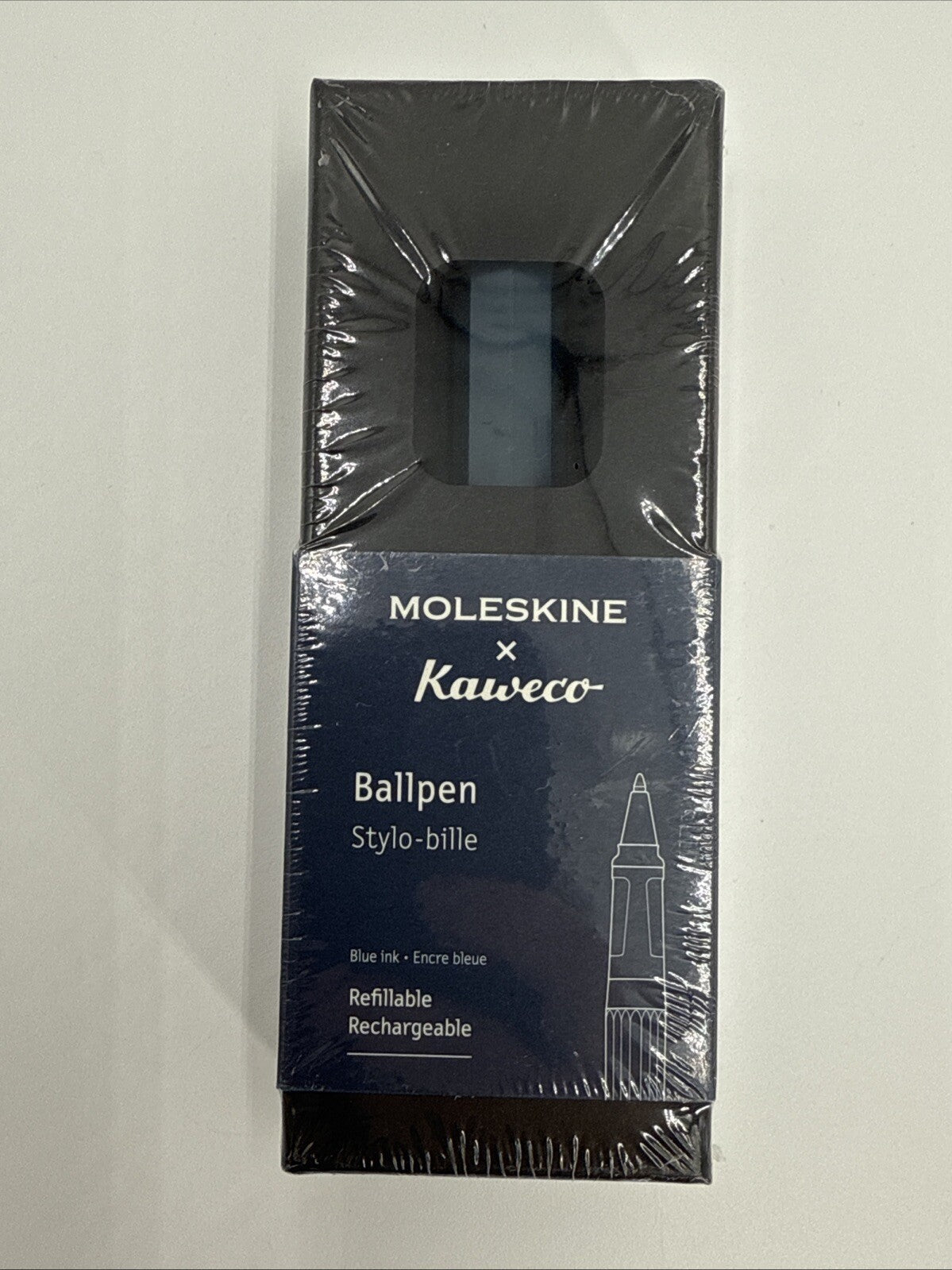 Moleskine Kaweco Ballpoint Pen, Blue, Medium Point (0.7 MM), Blue Ink
