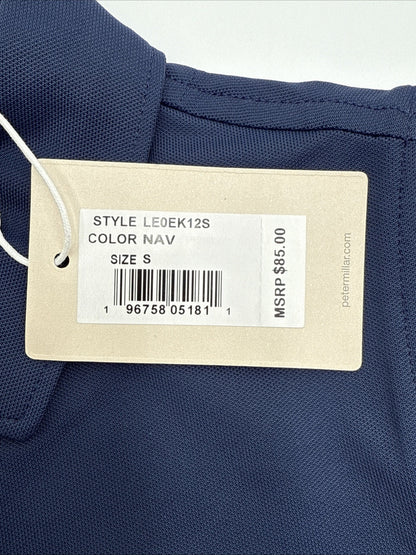 $85 Peter Millar Women’s Sleeveless Banded Polo Shirt - Navy - Small - New Tag