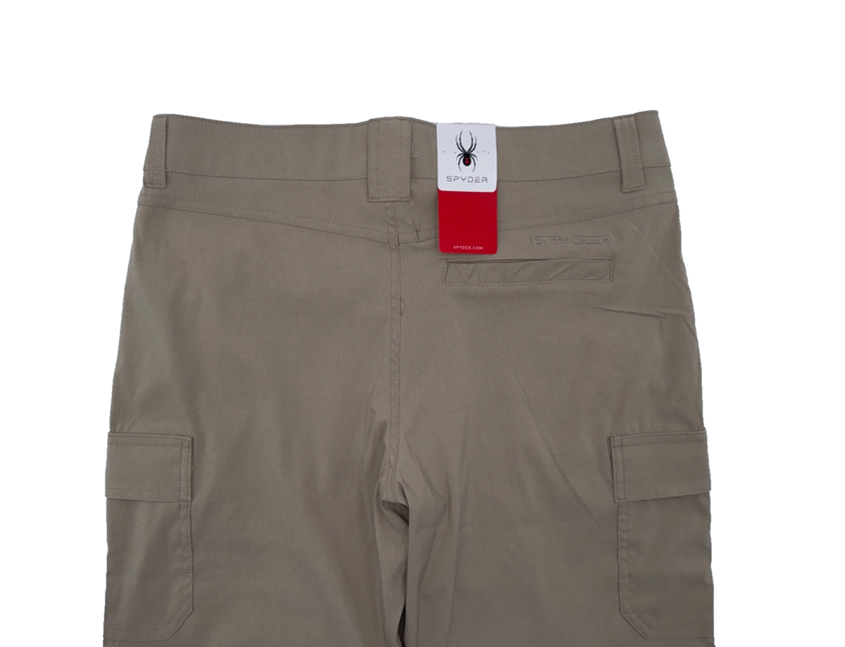 $89 Spyder Men's Convertible Cargo Pants - Gravel - 32W x 32L - New With Tag