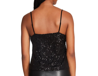 $69 Steve Madden Women’s Hide And Sequin Top - Black- Small - New With Tag