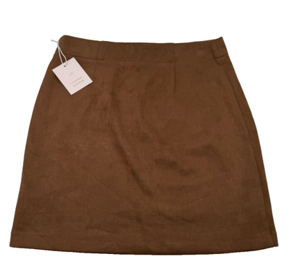 $44 Lauren Conrad Women’s-Mini Skirt- Camel Brown- Size XSmall-New Tag