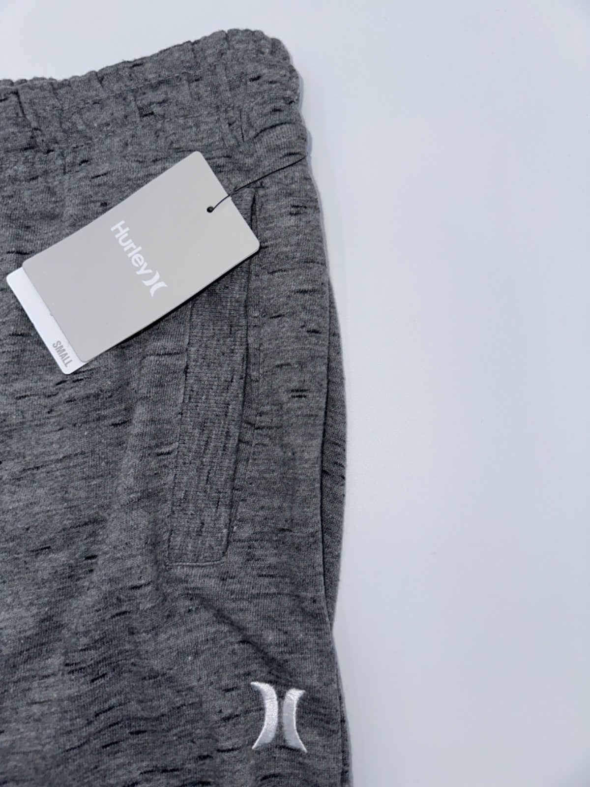 $45 Hurley Men's Loungewear Jogger Pants - Grey - Small - New With Tags