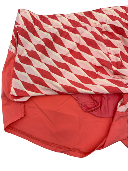 $62 Fair Harbor Women's Atlantique Short 2.5” - Coral Seabay - Large - New