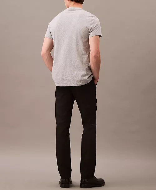 $90 Calvin Klein Men's Slim-Fit Modern Stretch Chino Pants - Black - 32W x 30L