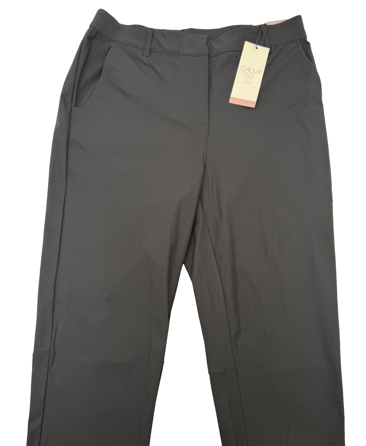 $88 Calia Women’s-Slim Fit Golf Pants-Pure Black- Size 6- (30W) New Tag