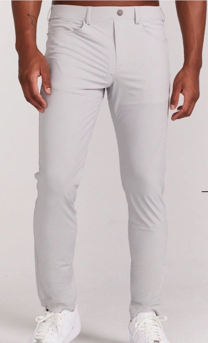 $140 Redvanly Men’s Kent Golf Pants - Glacier Gray -XLarge-- New With Tags