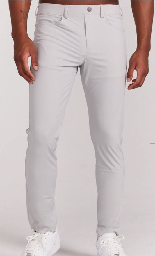 $140 Redvanly Men’s Kent Golf Pants - Glacier Gray -XLarge-- New With Tags