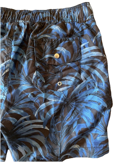 Janie And Jack Men’s Swim Trunk - Blue Multi- Size:Small- NWT Retail $68