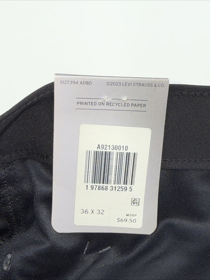 $70 Levi's Men's 511 Slim Tech Pants Stretch A92130010- Black- 36W 32L - New Tag