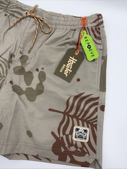 $59 Howler Brothers Men's Deep Set Boardshorts - Forest Natural - Large- New Tag
