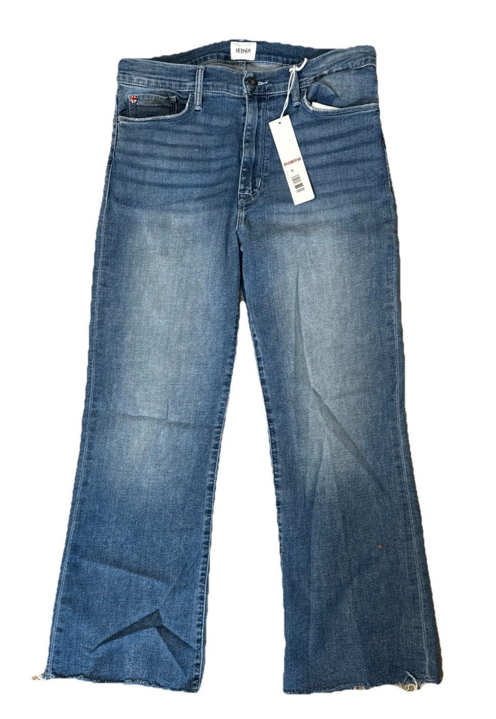 $245 Hudson Jeans Women’s-Blair HighRise CroppedBootcut Jeans- Aster- Size 32