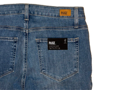 $225 PAIGE Women’s Hoxton Slim Raw Hem- Averill- Size: 32