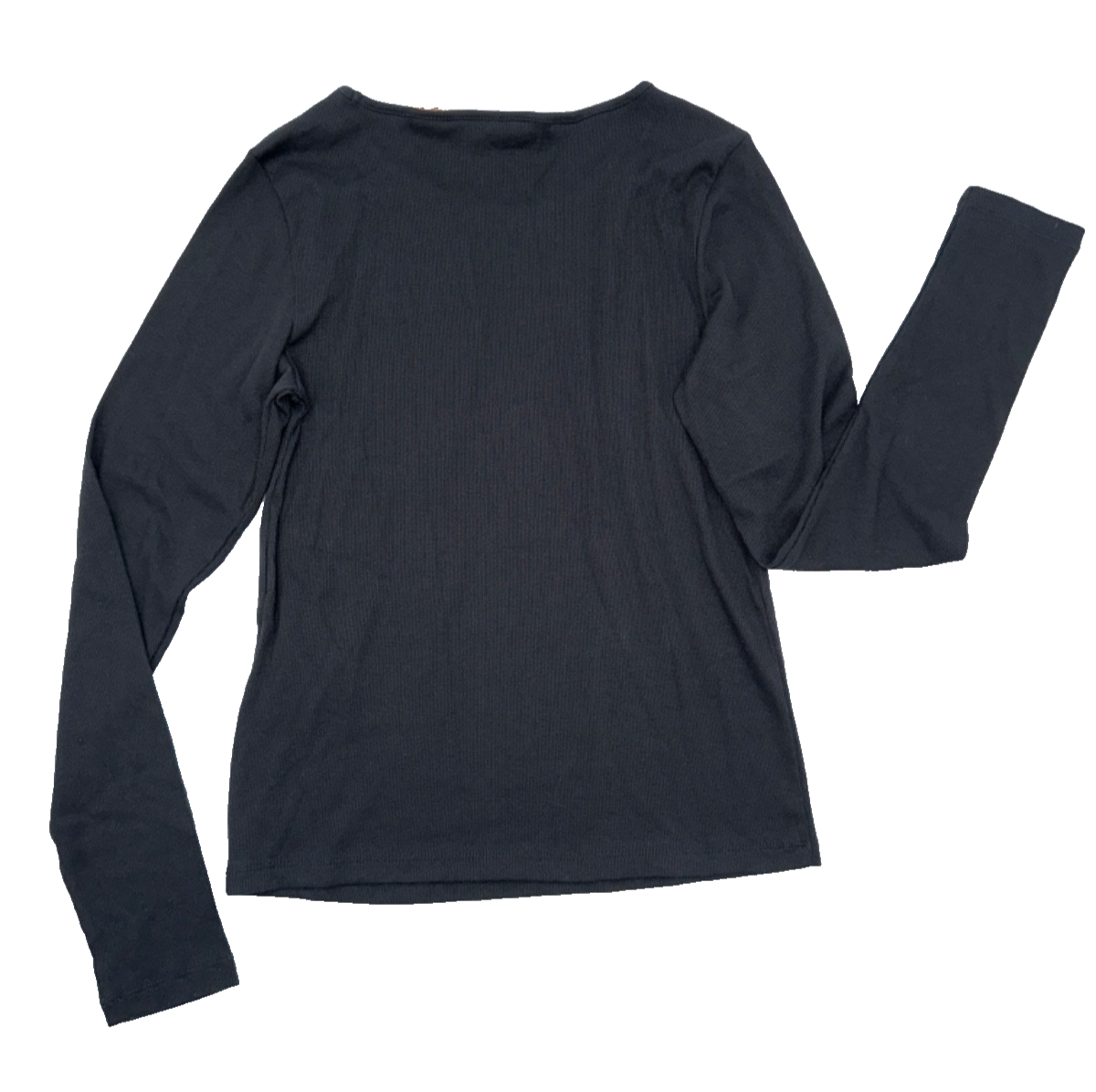 $40 Levi's Women's Long Sleeve Shirt - Black - Medium - New With Tags