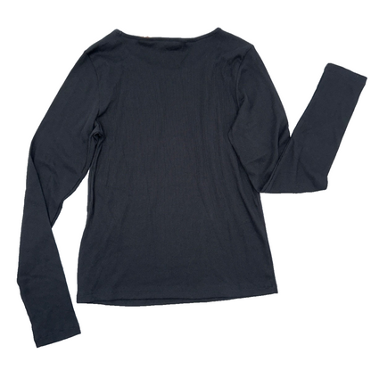 $40 Levi's Women's Long Sleeve Shirt - Black - Medium - New With Tags