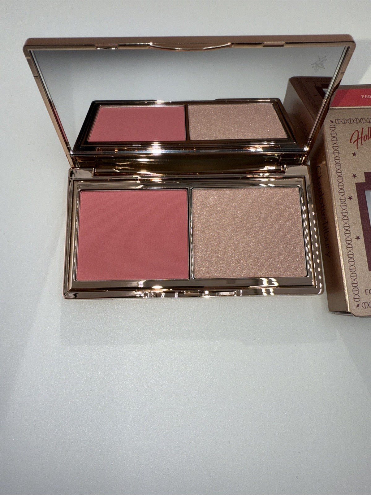 Charlotte Tilbury Blush & Glow Glide Palette ~ Fair Medium / Pale Moyen ~ .26 oz