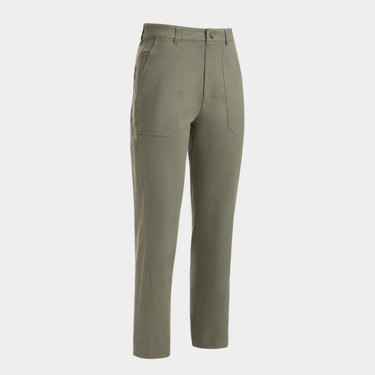 $225 G/Fore Women’s Twill High Raise Straight Pants - Isle Sage - Size: 6 - New