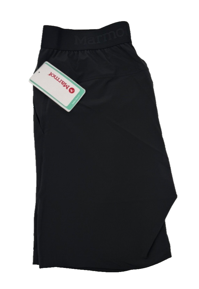 $60 Marmot Men’s- Zephyr 8" Shorts- Black- Small-New With Tag