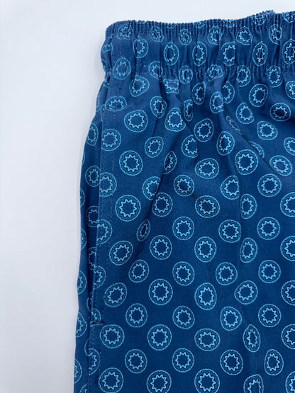 $64 Harmonqlo Men’s Sumba Swim Trunks 6” - Blue - Small - New With Tags