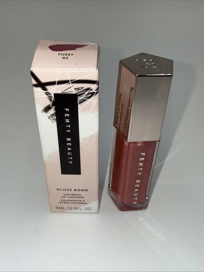 Fenty Beauty FUSSY 02 by Rihanna Gloss Bomb Oil - 9mL / 0.3 fl. oz.- New Fresh