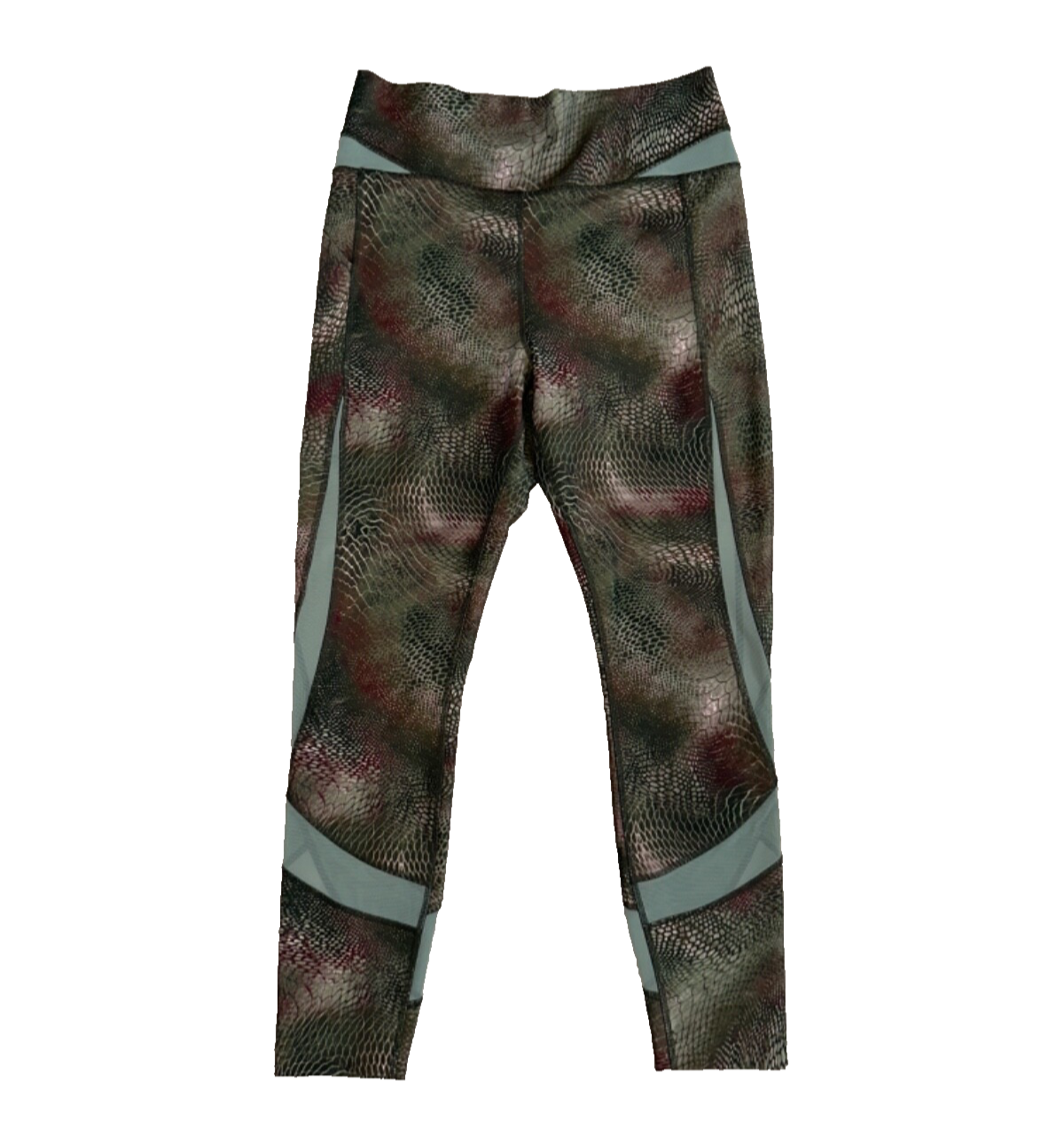 $115 Lole Life Women’s Burst Edition Leggings- Lily Pad Snake- Large- New