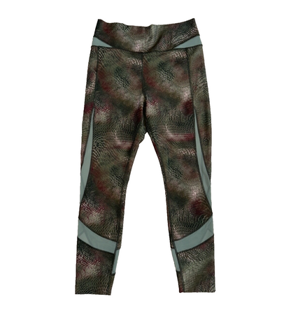 $115 Lole Life Women’s Burst Edition Leggings- Lily Pad Snake- Large- New