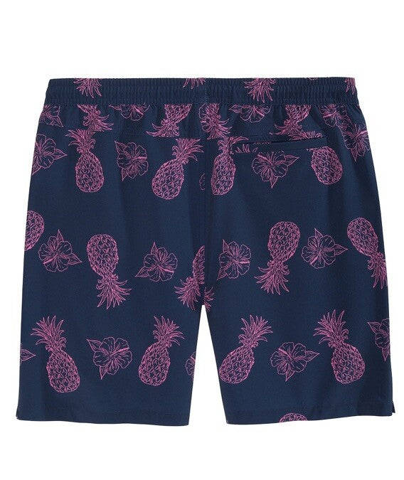 $40 Hurley Men's Salem Performance Pineapple Woven Shorts-Navy-Small-NEW