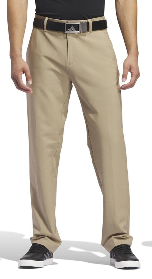 $70 Adidas Men’s Adi Advantage Flat Front Golf Pants- Hemp Beige - 34W 32L- New
