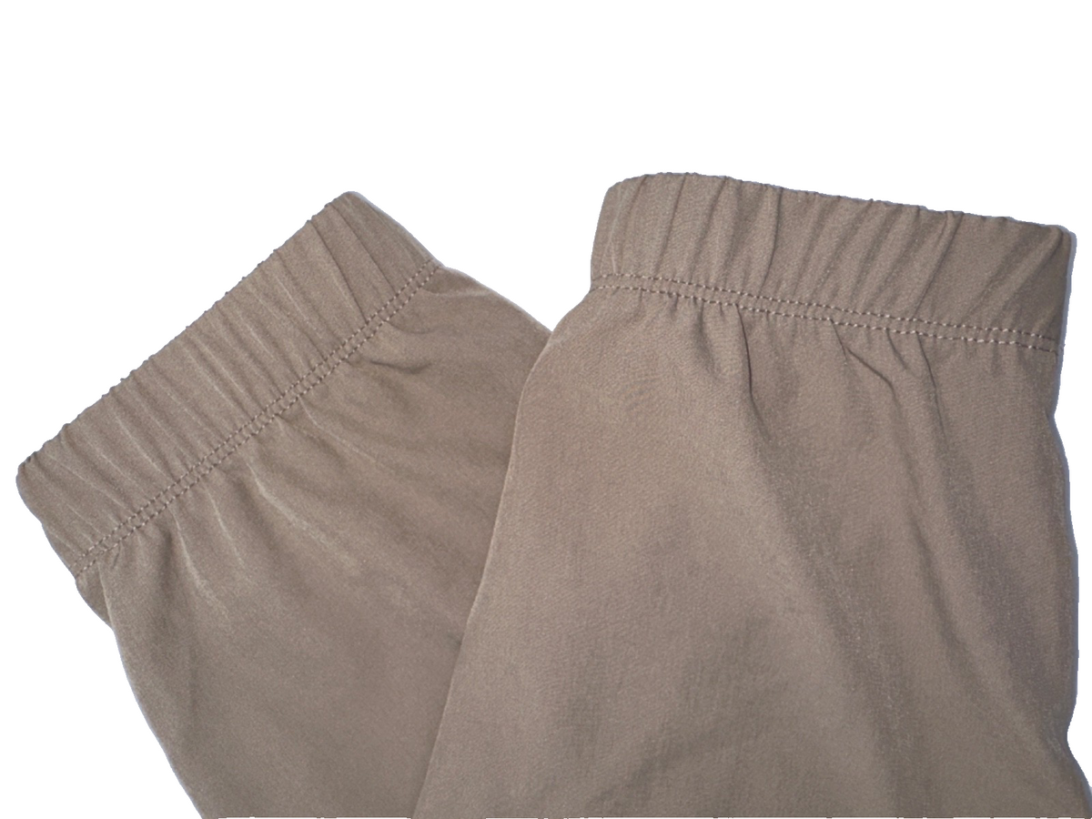 $60 Asics Men's Woven Stretch Pants - Khaki/ KH093 - Small - New With Tags