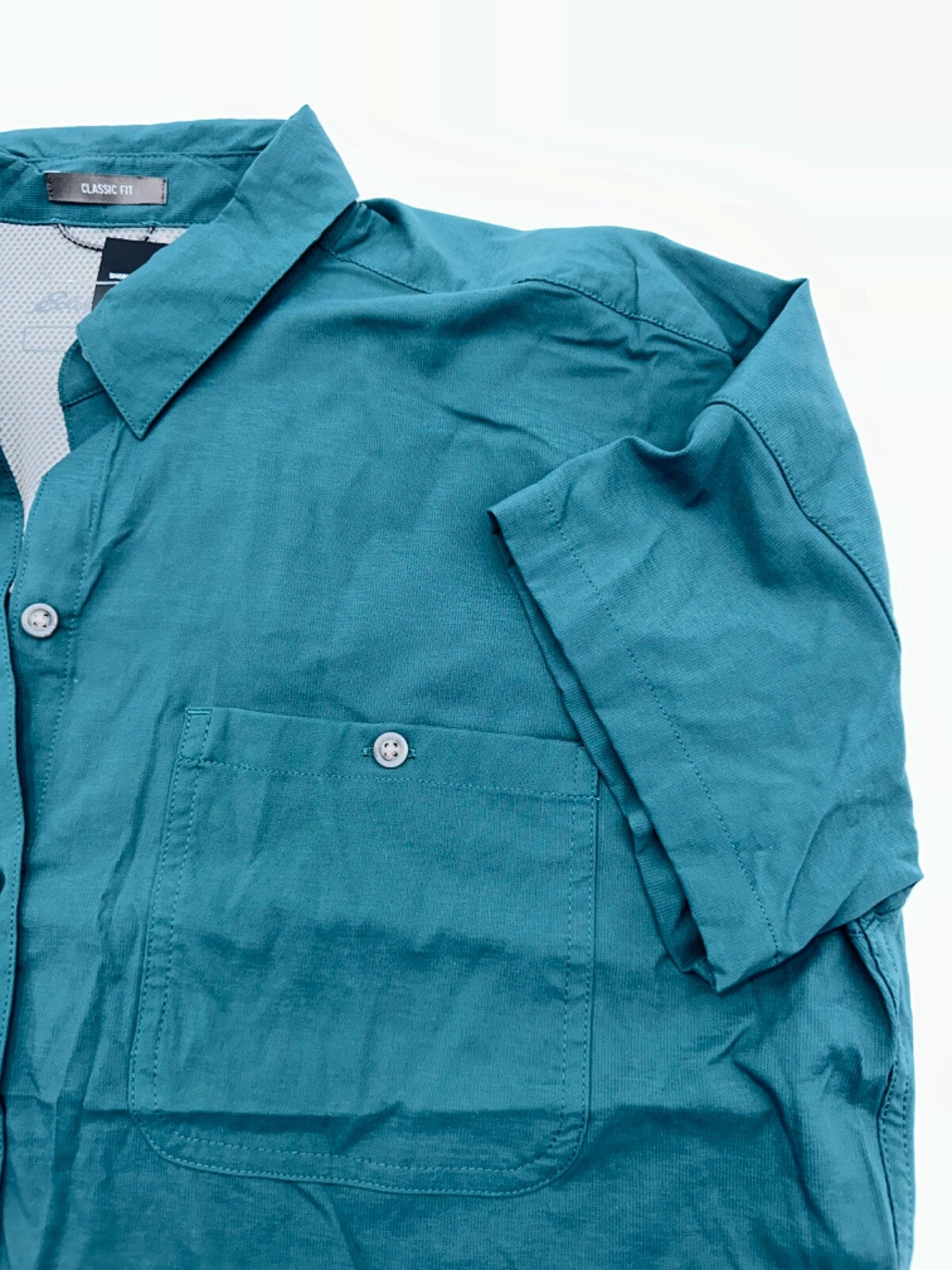 $70 Eddie Bauer Women's Boulder Trail Shirt - Evergreen - Medium - New With Tag