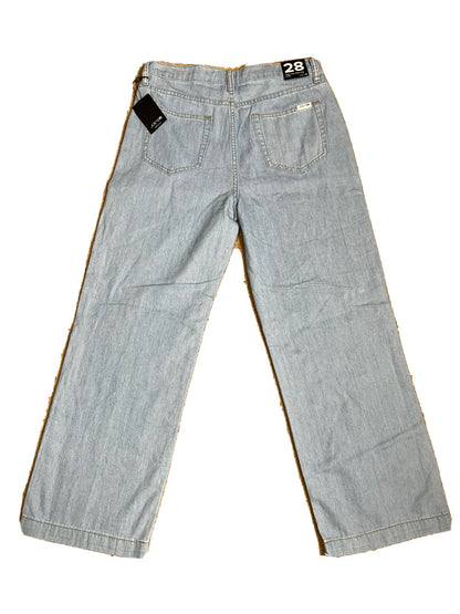 JOE'S Women’s High Rise Wide Leg Crop Jeans-Faithe- Size: 28W 25L-New$195