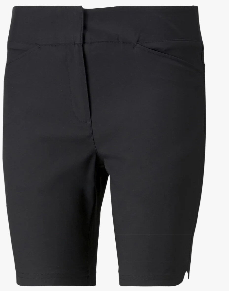 $65 Puma Women’s-Bermuda Golf Shorts-Puma Black-Medium-New Tag