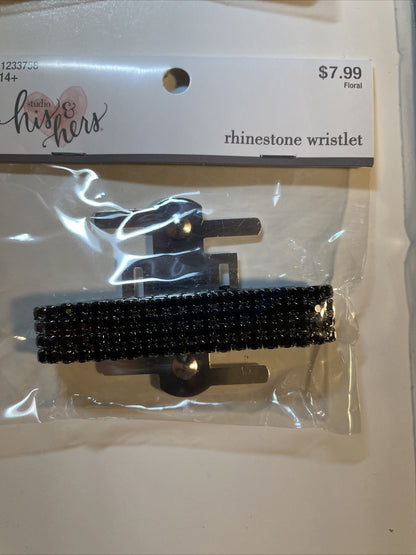 Combo Lot 3 PCs Studio His & Hers WEDDING Set: Hair Comb - Headpiece- Bracelet