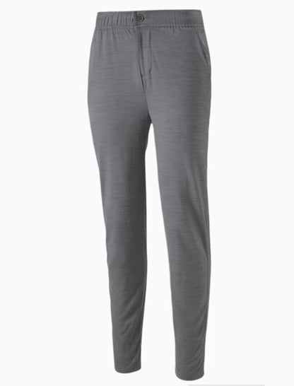 $90 Puma Men’s Cloudspun Grylbl performance golf pants-Quiet Shade Grey-Medium