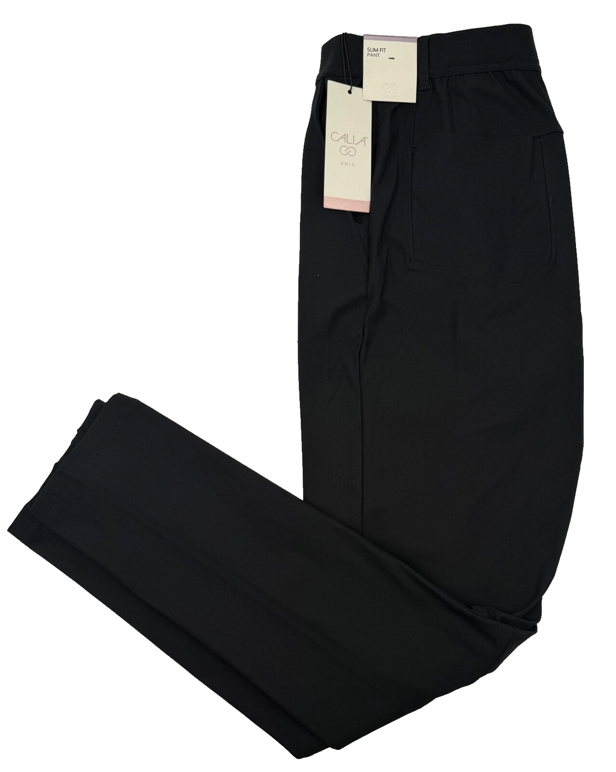 $88 Calia Women’s-Slim Fit Golf Pants-Pure Black- Size 6- (30W) New Tag