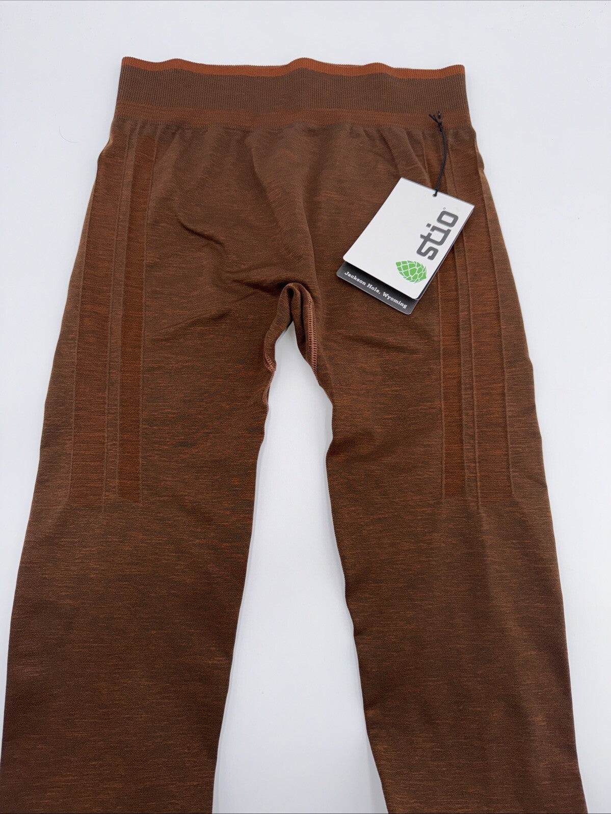 $119 Stio Women's Seamless Tight Leggings- Tan Heather - Large -New Tag