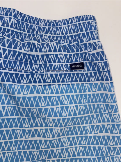$70 Chubbies The Ocean Trifectas 5.5" Inseam Swim Trunks- Multi -XLarge -New Tag