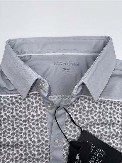 $100 Galvin Green Men’s Millard Golf Shirt Polo- Cool Grey - Medium -New Tags