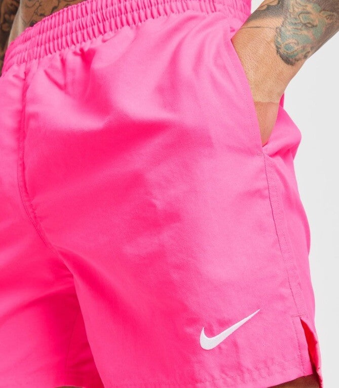 Nike Men's Swoosh Swim Trunks NESSF560-656-  Pink - XLarge -NEW- MSRP $50
