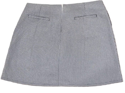 Lady Hagen Women’s Seer Sucker Skort- White Navy - Size 6 -NWT -MSRP $65