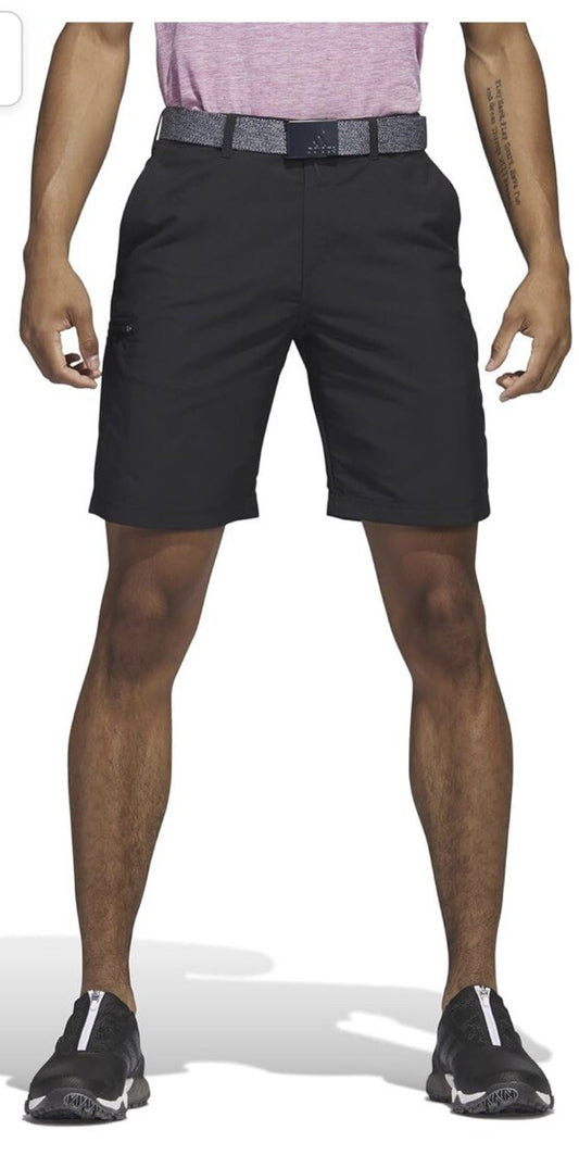 $65 Adidas Men's Standard Cargo 9 INCH Golf Shorts- Black-Size 30W-New Tags