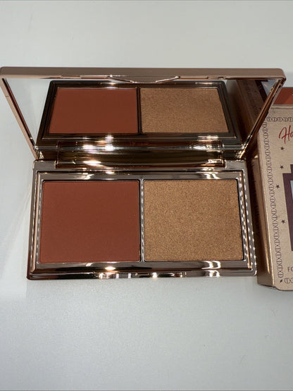 Charlotte Tilbury Blush & Glow Glide Palette ~ Tan/Deep / Doré/ Foncé~ .26 oz