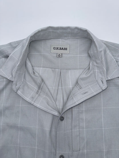 $60 G.H. Bass Men’s SS Cationic Shirt - Glacier Gray - Medium - New With Tags