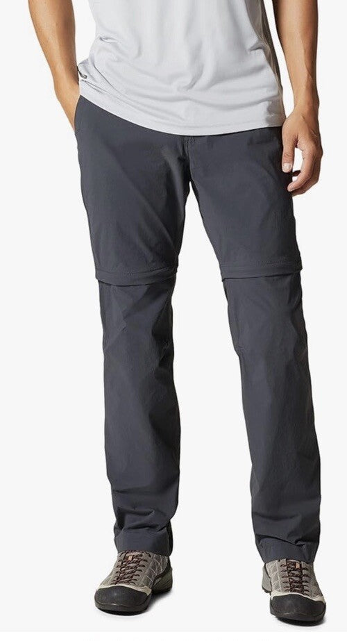 Mountain Hardwear Men’s Convertible Cargo Pants Outdoor Hiking-D.Grey-38Wx31L