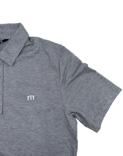 $90 Travis Mathew Men’s Zinna Golf Polo - Heather Grey - Small - New With Tags