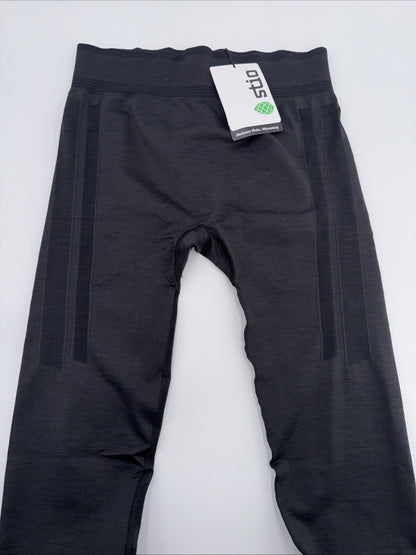 $119 Stio Women's Seamless Tight Leggings- Black Heather - Large -New Tag