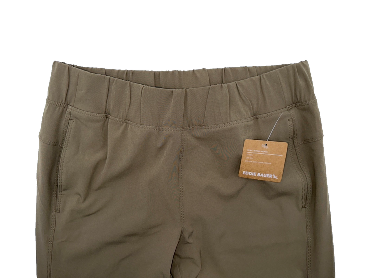 $85 Eddie Bauer Women's Trail Hiking Pants - Mushroom-Size 2 (30W)-New With Tag