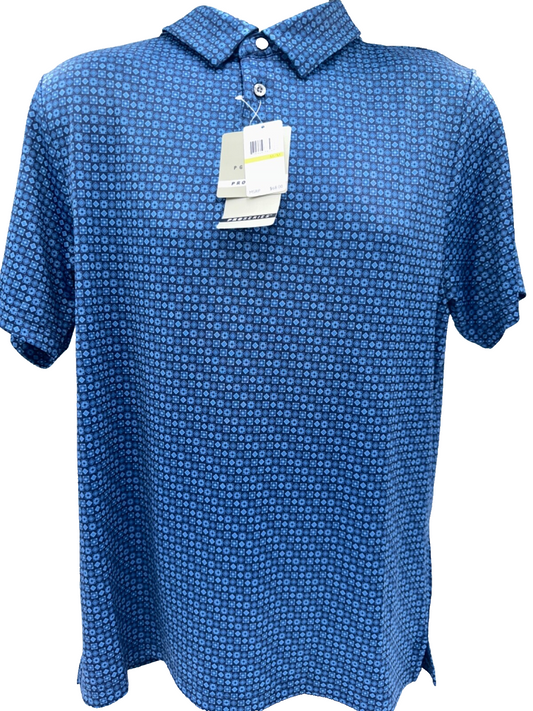 $68 PGA Tour Men’s Golf Polo - PVSF0J0OF - Peacoat - Medium - New With Tags