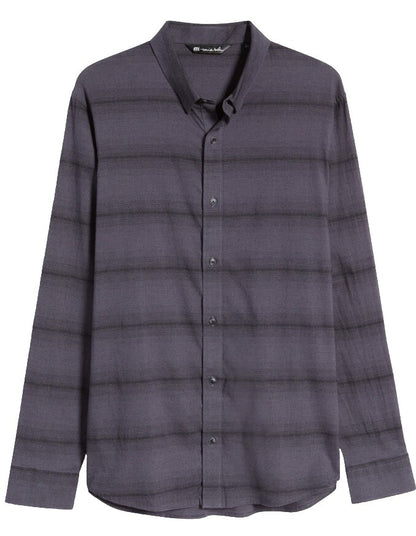 $125 Travis Mathew Men’s Stretch Stripe Button Long Sleeve Shirt- Zeke-Small-New