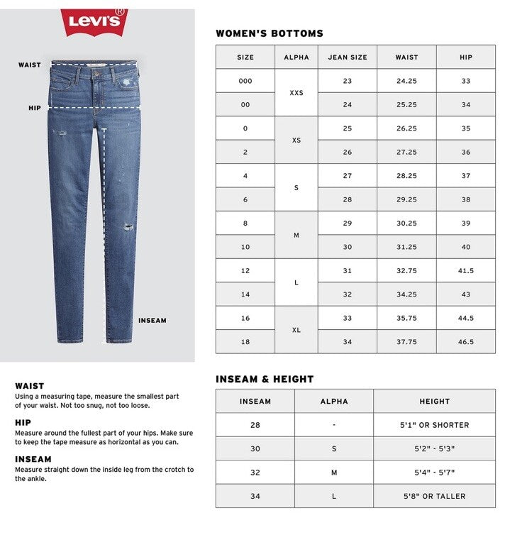 Levi's Women’s 311 Shaping Skinny Jeans- Cobalt Haze- Size 10 (30x30)