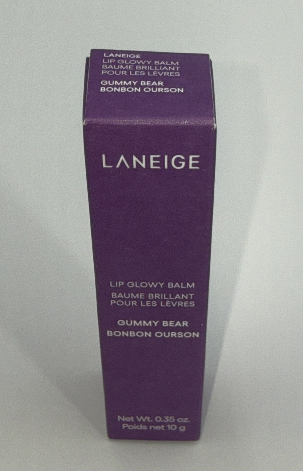 Laneige Lip Balm - Hydrating Glossy Tint (Clear & Concise) Gummy Bear- 0.35oz